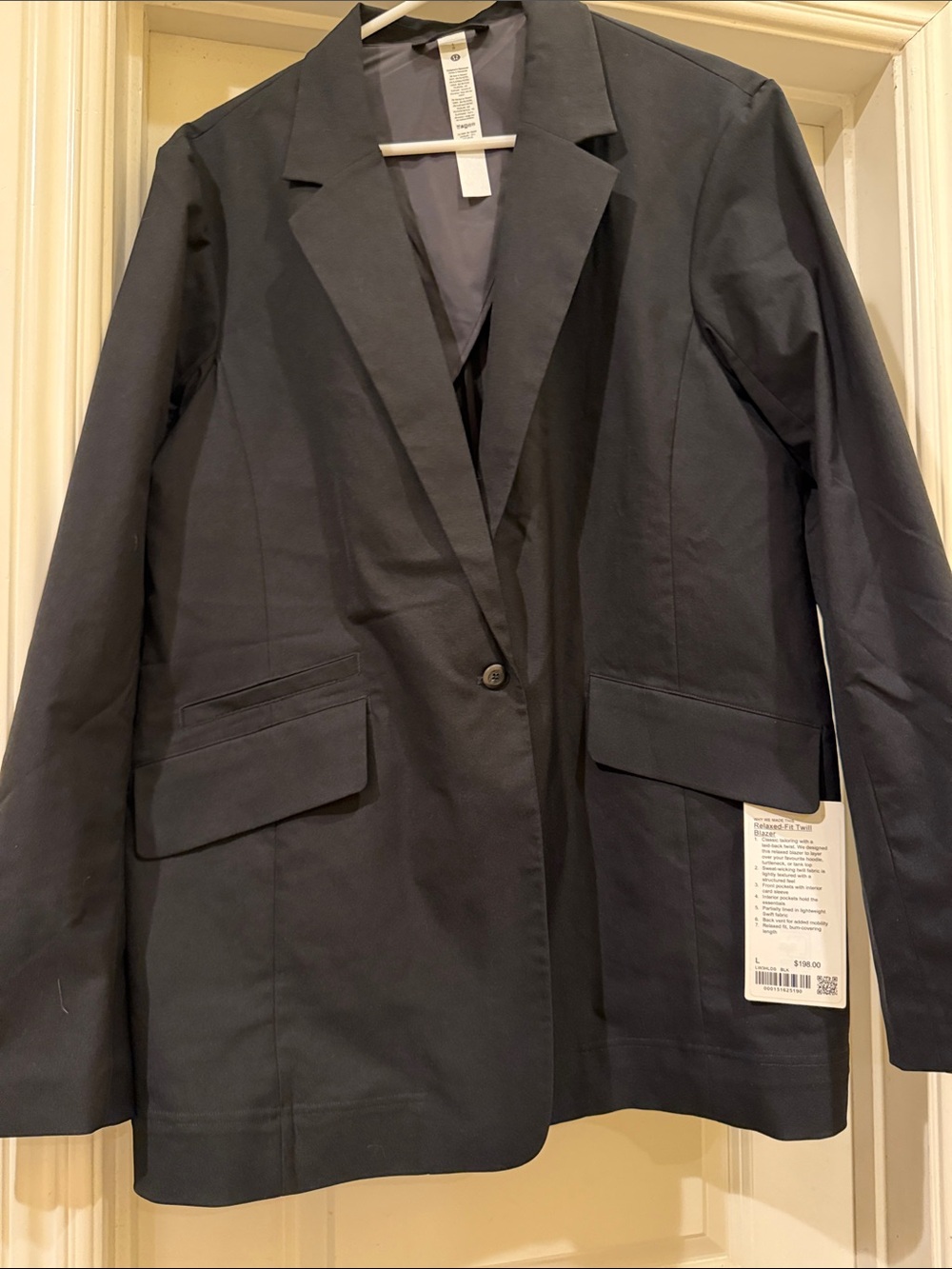 Lululemon WOMEN'S Black Tailored Blazer